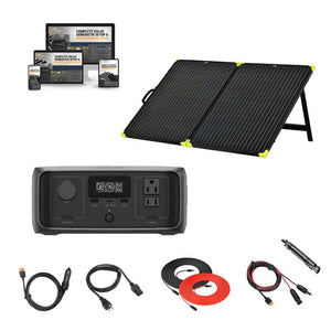 EcoFlow RIVER 3 300W / 245Wh Portable Power Station + Choose Custom Solar Panel Bundle Option | 2-Year Warranty | Complete Solar Kit - ShopSolar.com