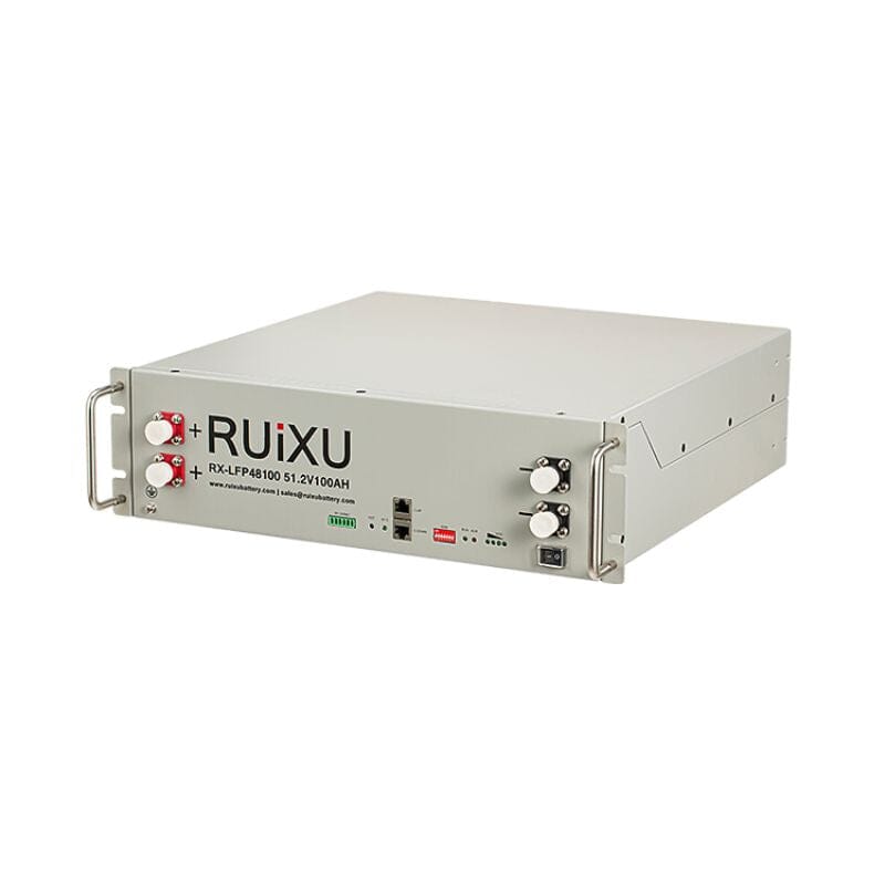 RUIXU Battery | 5.12kWh Server Rack 3U Battery | RX-LFP48100 | UL1973 Certified | UL9540 Pending - ShopSolar.com
