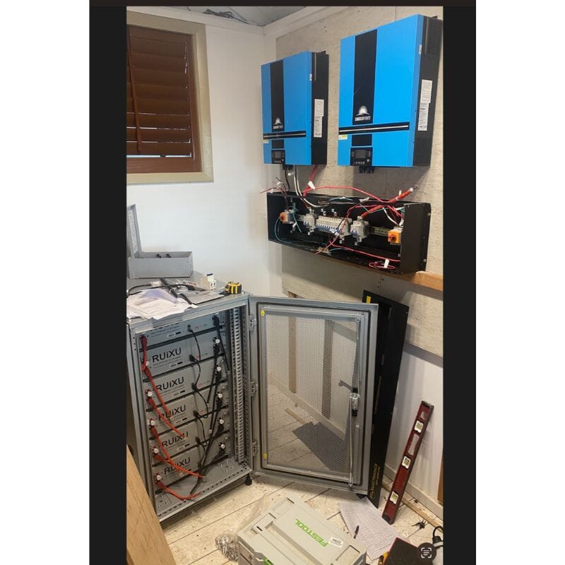 RUIXU Battery | 5.12kWh Server Rack 3U Battery | RX-LFP48100 | UL1973 Certified | UL9540 Pending - ShopSolar.com