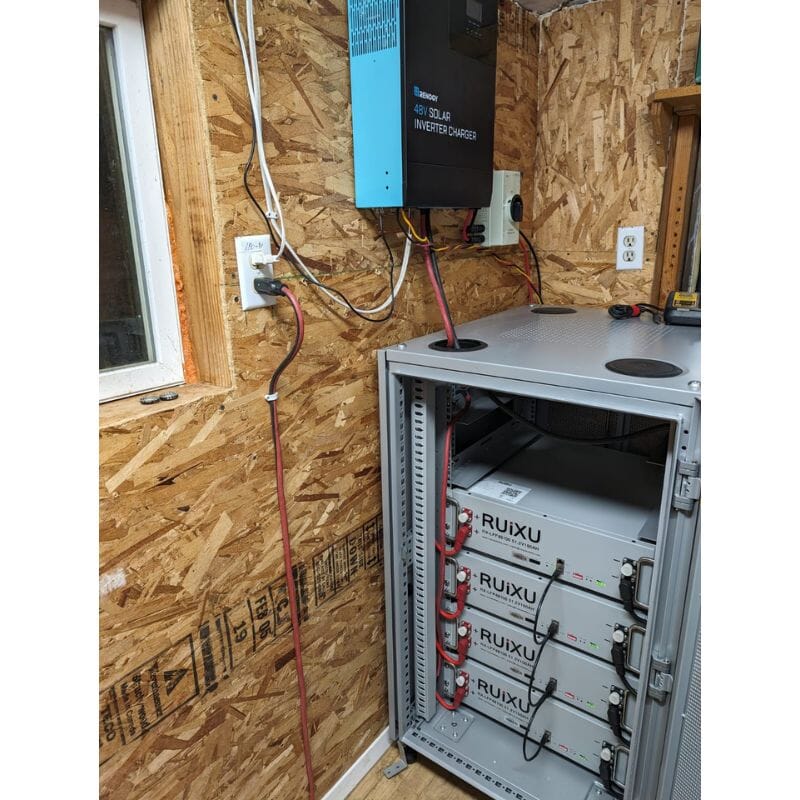 RUIXU Battery | 5.12kWh Server Rack 3U Battery | RX-LFP48100 | UL1973 Certified | UL9540 Pending - ShopSolar.com