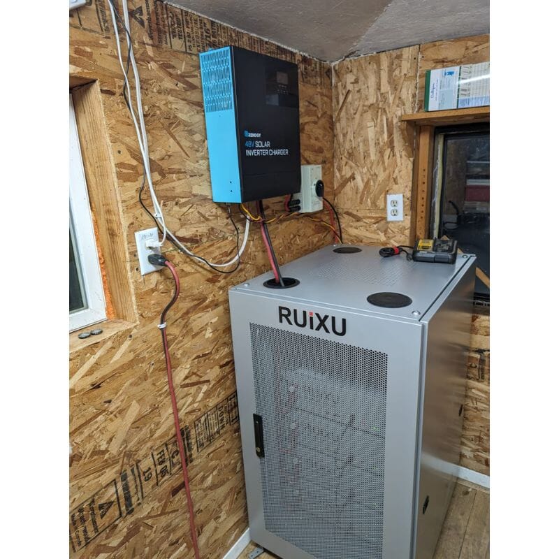 RUIXU Battery | 5.12kWh Server Rack 3U Battery | RX-LFP48100 | UL1973 Certified | UL9540 Pending - ShopSolar.com