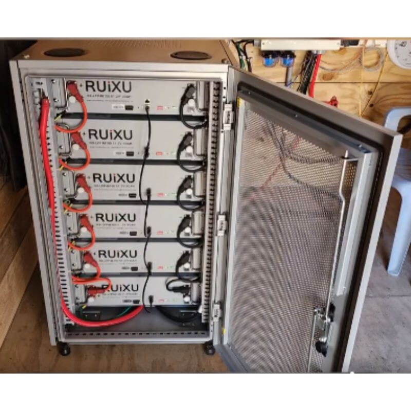 RUIXU Battery | 5.12kWh Server Rack 3U Battery | RX-LFP48100 | UL1973 Certified | UL9540 Pending - ShopSolar.com