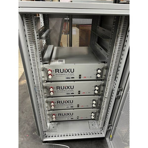 RUIXU Battery | 5.12kWh Server Rack 3U Battery | RX-LFP48100 | UL1973 Certified | UL9540 Pending - ShopSolar.com