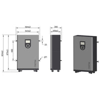 RUiXU Lithi2-16 Battery Energy Storage IP65 outdoor | Self-Heating | 51.2V / 314Ah / 16kWh Capacity - ShopSolar.com