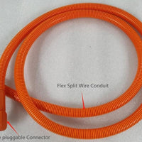 RUiXU Lithi2-16 battery 1/0 AWG cable | Orange+ Black - ShopSolar.com