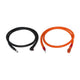 RUiXU Lithi2-16 battery 1/0 AWG cable | Orange+ Black - ShopSolar.com