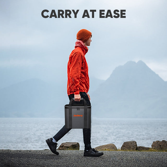 Jackery Carrying Case Bag (S Size) for Explorer 290/550, Black (Power Station Not Included) - ShopSolar.com