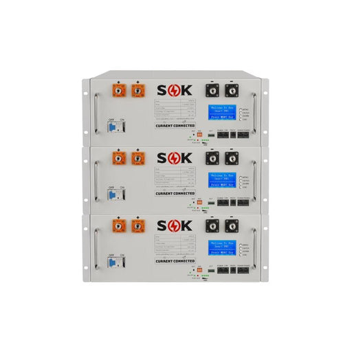 SOK Server Rack Battery | 100Ah 48V | User-Serviceable Rack Mount Battery - ShopSolar.com