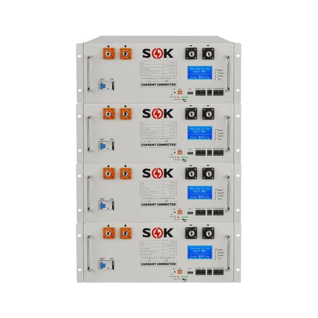 SOK Server Rack Battery | 100Ah 48V | User-Serviceable Rack Mount Battery - ShopSolar.com