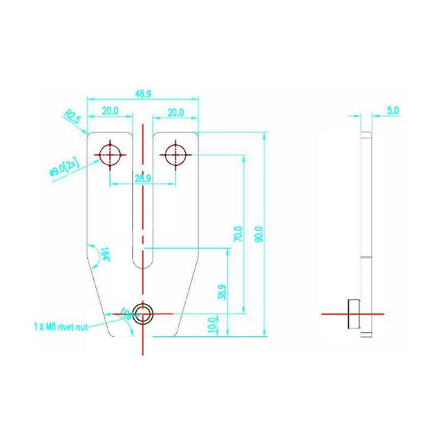 Bus Bar Pair for Sol-Ark 15K - ShopSolar.com