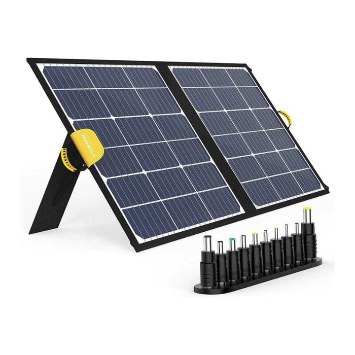 VTOMAN Portable Solar Panel 100W, 18V Foldable Solar Charger with DC5521 &  USB-A & Type-C 