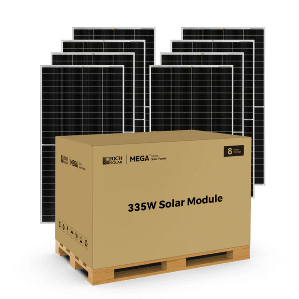 Rich Solar MEGA 335 PRO 335W 24V Solar Panel (Pallets 8/10/12)