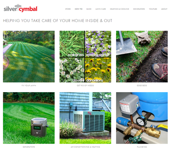 Silver Cymbal website