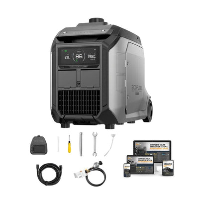 EcoFlow Dual Fuel Smart Generator 4000 | Gas or Propane | 4,000W AC Output | App Control & Monitoring | 5-Year Warranty - ShopSolar.com