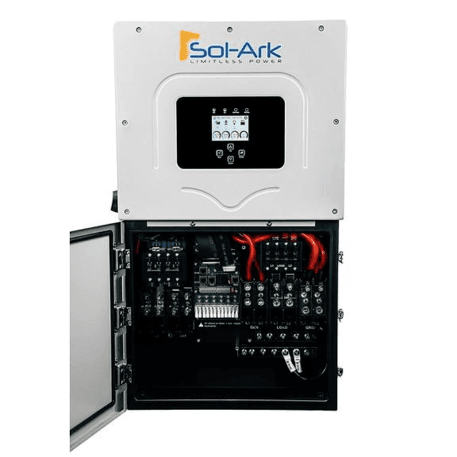 14.4kW Complete Solar Power System - Sol-Ark 15K + [28.6kWh-30.72kWh Lithium Battery Bank] + 36 x 400W Mono Solar Panels | Includes Schematic [HPK-MAX] - ShopSolar.com