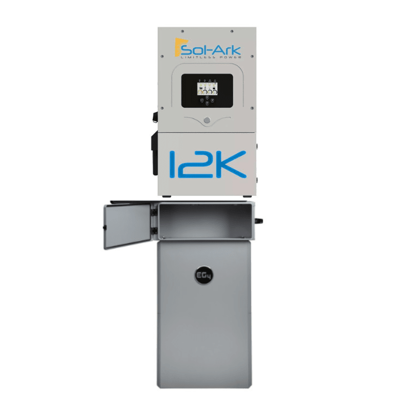 Sol-Ark 12K WallMount AllWeather ESS | 14.3kWh Lithium Wall Mount Battery + Hybrid Inverter Bundle | 10-Year Warranty - ShopSolar.com