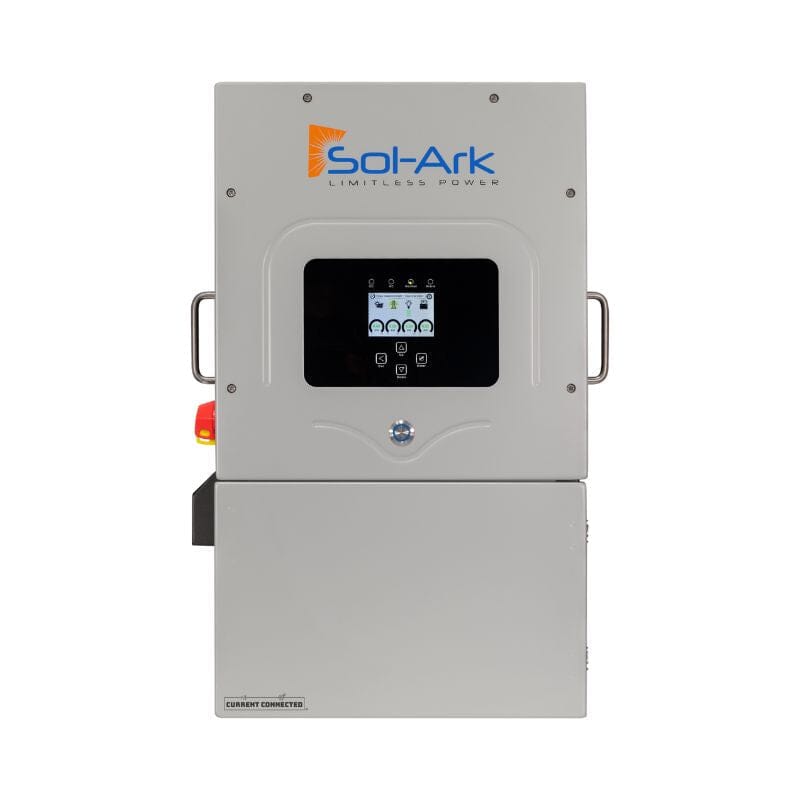Sol-Ark Inverter | Choose Option: 8K, 12K, 15K - 120/240/208V 48V [All-In-One] Pre-Wired Hybrid Solar Inverter | 10-Year Warranty - ShopSolar.com