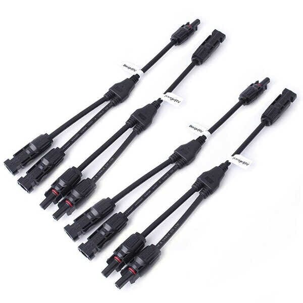 BougeRV Solar Connectors Y Branch Parallel Adapter Cable Wire - ShopSolar.com