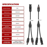 BougeRV Solar Connectors Y Branch Parallel Adapter Cable Wire - ShopSolar.com