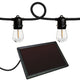 Solar String Lights - 30 ft. String of Lights | 12 LED Bulbs | Includes Solar Panel for Charging - ShopSolar.com