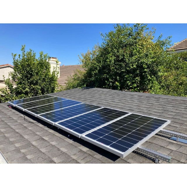 Solar Panel Roof Rack Kit | 6 / 12 / 18 / 24 x 300-400W Solar Panels | Choose # of Panels - ShopSolar.com