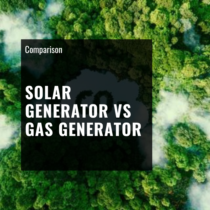Solar Generator Vs Gas Generator