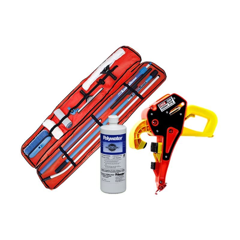 Cleaning Kit / Gutter Clamp / 1 Quarts of Panel Cleaner