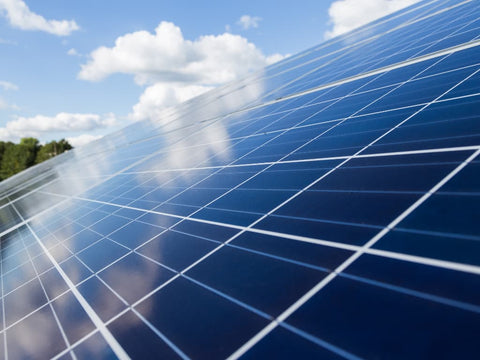 solar panel up close