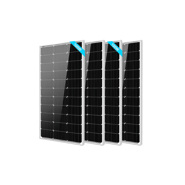 4 x SunGold Power 100 Watt Solar Panels - 12V Monocrystalline | High Efficiency | 25-Year Warranty - ShopSolar.com