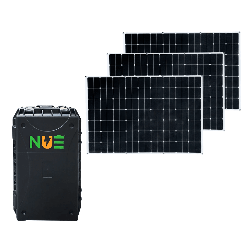 NUE SunCase 3651 Portable Power Station | 3,600W Inverter & 5.12kWh LiFePO4 | 120V & 48V Output | Bundle Options w/ 240W Solar Panels | 2-Year Warranty - ShopSolar: Complete Solar Kits + Lifetime Customer Support