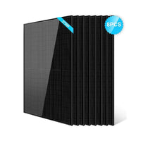 SunGold Power 370W Monocrystalline Solar Panels | All Black | Mono PERC Half-Cut | 20.3% Module Efficiency - ShopSolar.com