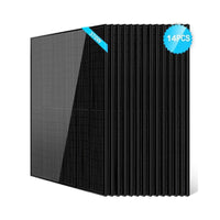 SunGold Power 370W Monocrystalline Solar Panels | All Black | Mono PERC Half-Cut | 20.3% Module Efficiency - ShopSolar.com