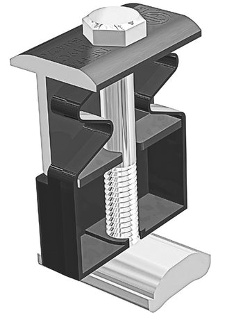 Tamarack Solar 5050 Clamp BLACK 30mm-40mm (12 Pack) 88450