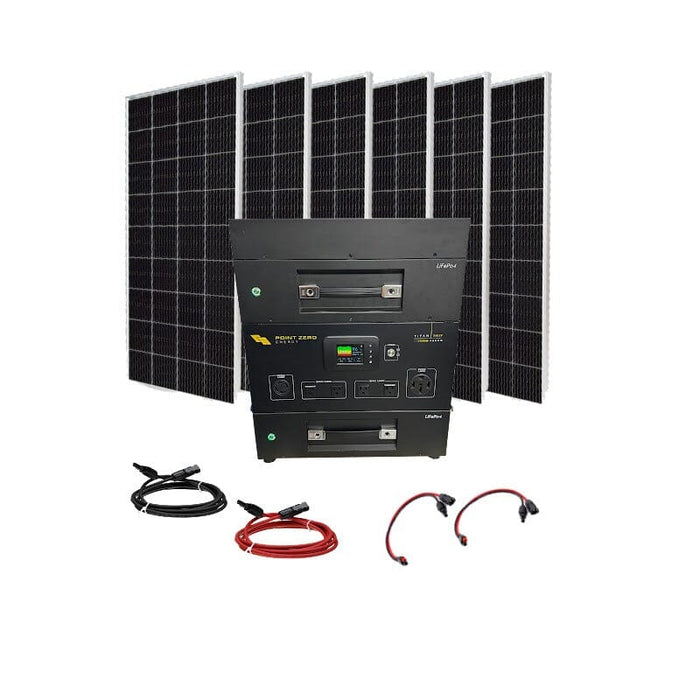 Point Zero Energy Titan 240SP Solar Kits - 4,000W / 2,500Wh Portable Power Station + Choose Your Custom Bundle - ShopSolar.com