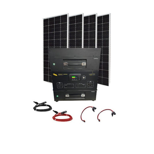 Point Zero Energy Titan 240SP Solar Kits - 4,000W / 2,500Wh Portable Power Station + Choose Your Custom Bundle [Shipping in December 2023] - ShopSolar.com