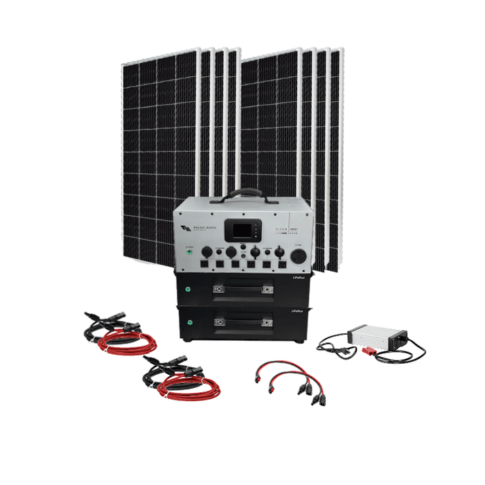 Point Zero Energy Titan Boost 3,000W Expansion Solar Kits | 5,000-7,500Wh Portable Power Station + Choose Your Custom Bundle [Shipping in December 2023] - ShopSolar.com