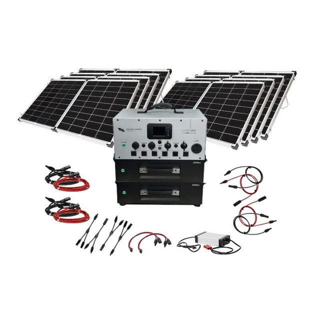 Point Zero Energy Titan Boost 3,000W Expansion Solar Kits | 5,000-7,500Wh Portable Power Station + Choose Your Custom Bundle - ShopSolar.com