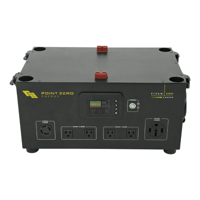 Point Zero Energy Titan 240SP Solar Kits - 4,000W / 2,500Wh Portable Power Station + Choose Your Custom Bundle - ShopSolar.com
