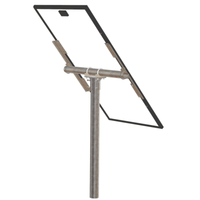 Tamarack Solar PGRM Top of Pole Mount | Portrait | 1–6 Modules | 0°–90° Adjustable Tilt | 1.18–2 in Frames | 110 MPH Rated