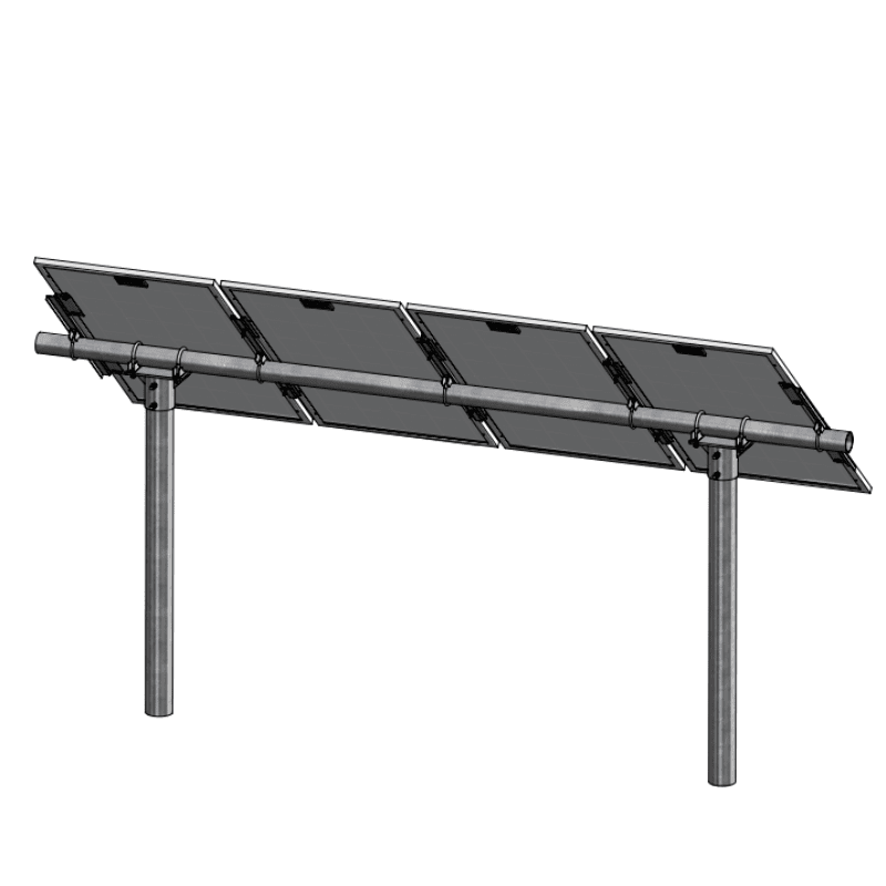 Tamarack Solar PGRM Top of Pole Mount | Portrait | 1–6 Modules | 0°–90° Adjustable Tilt | 1.18–2 in Frames | 110 MPH Rated - ShopSolar: Complete Solar Kits + Lifetime Customer Support