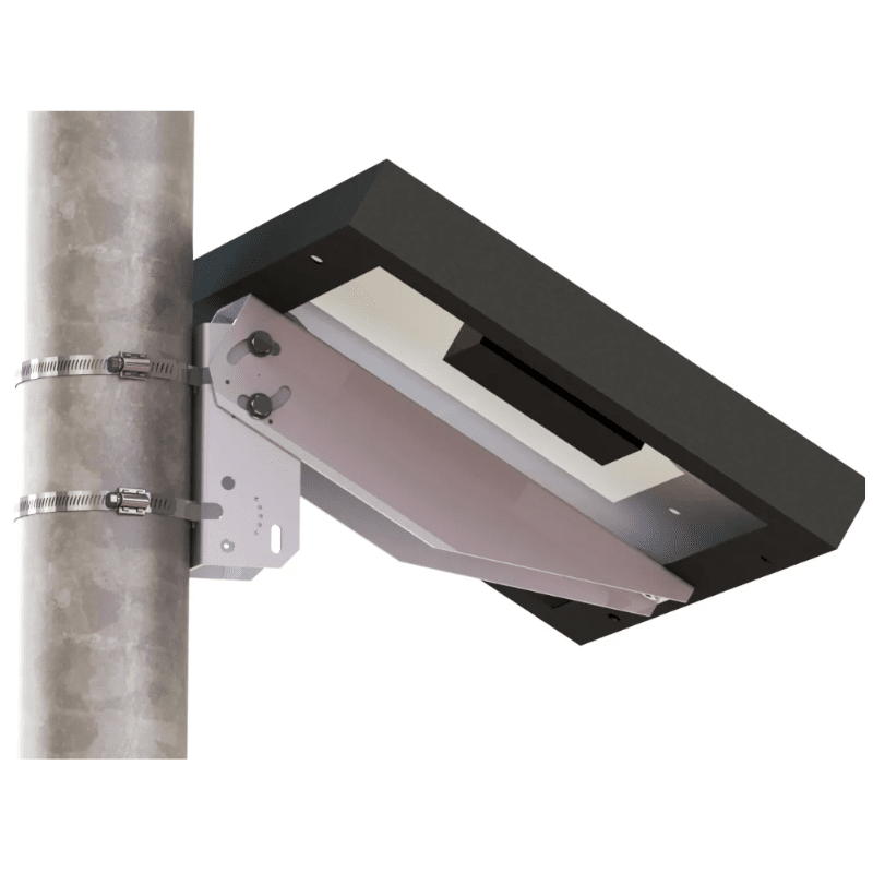 Tamarack Solar UNI-SA Single-Arm Side-of-Pole Mount | 2"–4" Sch 40 Poles | 90 MPH Rated | 5000-Series Aluminum | 10-Year Warranty - ShopSolar: Complete Solar Kits + Lifetime Customer Support