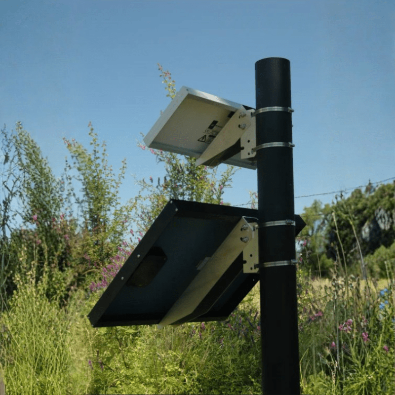 Tamarack Solar UNI-SA Single-Arm Side-of-Pole Mount | 2"–4" Sch 40 Poles | 90 MPH Rated | 5000-Series Aluminum | 10-Year Warranty - ShopSolar: Complete Solar Kits + Lifetime Customer Support