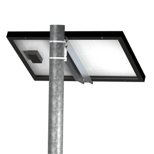 Tamarack Solar UNI-SA Single-Arm Side-of-Pole Mount | 2"–4" Sch 40 Poles | 90 MPH Rated | 5000-Series Aluminum | 10-Year Warranty - ShopSolar: Complete Solar Kits + Lifetime Customer Support