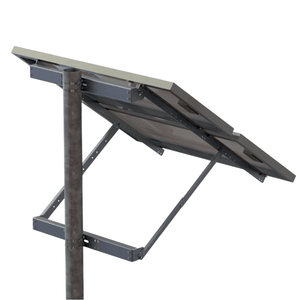 Tamarack Solar Side of Pole Mount | 8 Size Options | 1–2 Modules | 2–4" Sch 40 Poles (03X: 4–6") | 5000 Series Aluminum | Up to 180 MPH Rated - ShopSolar: Complete Solar Kits + Lifetime Customer Support