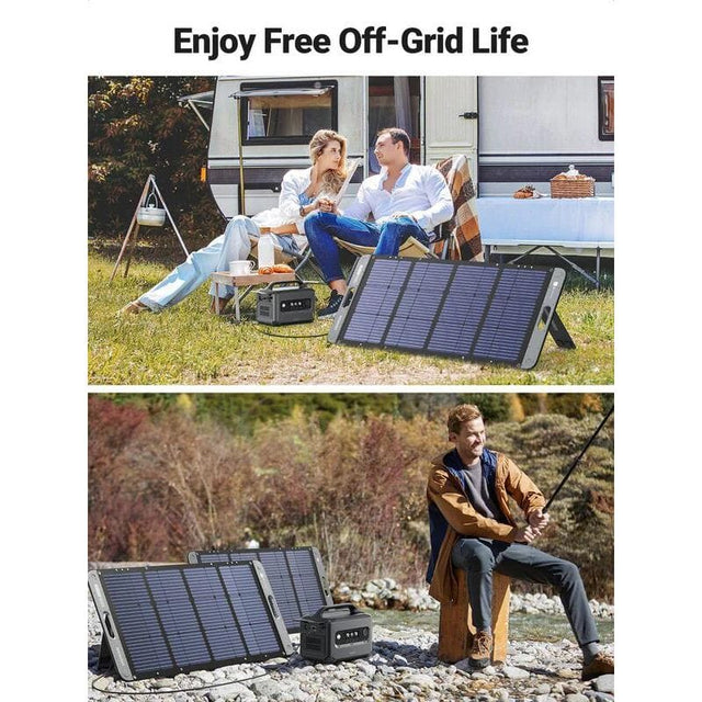 Ugreen Foldable Solar Panel for Portable Power Station (100W) - ShopSolar.com