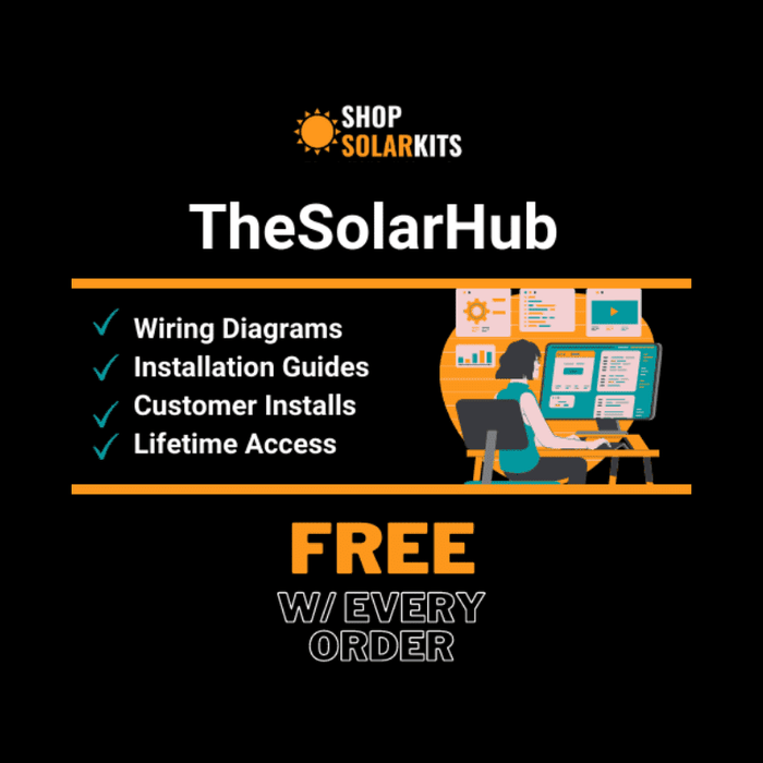 The SolarHub is free with every order - ShopSolarKits.com