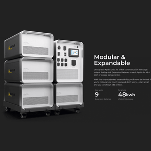 Hysolis [Apollo 5K] 120V / 240V Solar Kits - 6,000W Solar Power Station + Choose Your Custom Bundle | Complete Solar Kit - ShopSolar.com