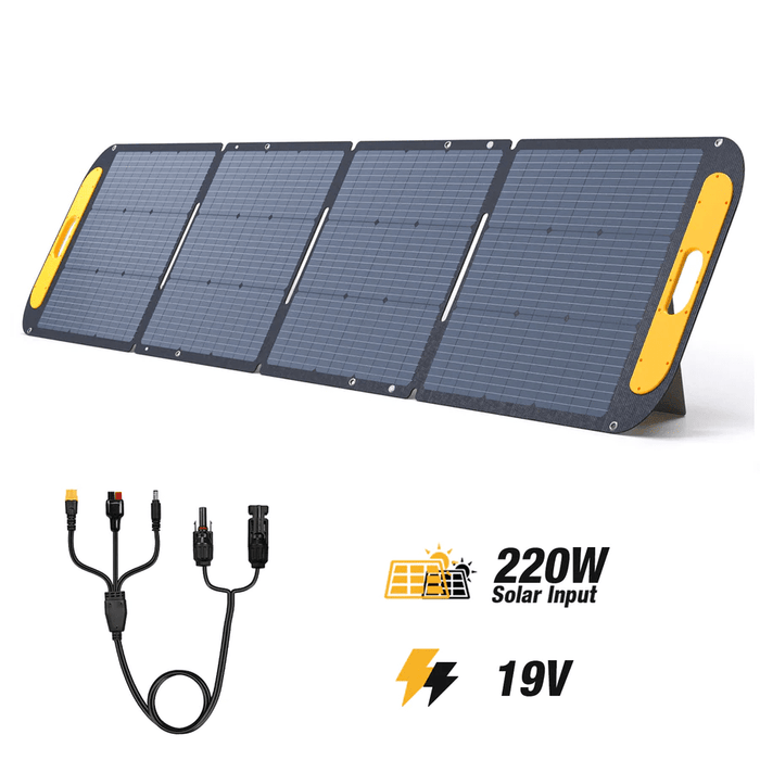 VTOMAN 220W Portable Solar Panel 19V - ShopSolar.com