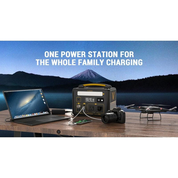 VTOMAN Jump 600 Portable Power Station 640Wh / 600W Solar Generator - ShopSolar.com