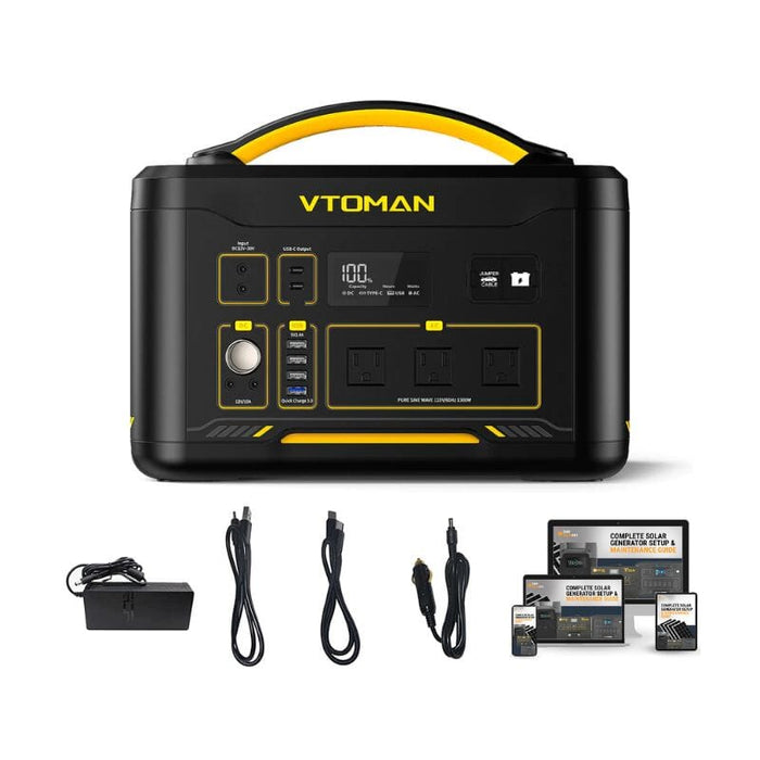 VTOMAN Jump 1500X Portable Power Station 1500W,Solar Generator